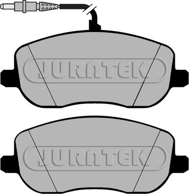 Juratek JCP1556 - Тормозные колодки, дисковые, комплект autospares.lv