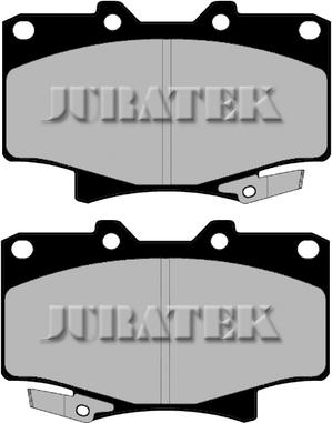 Juratek JCP1502 - Тормозные колодки, дисковые, комплект autospares.lv