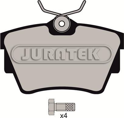 Juratek JCP1516 - Тормозные колодки, дисковые, комплект autospares.lv