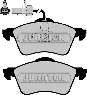 Juratek JCP1518 - Тормозные колодки, дисковые, комплект autospares.lv