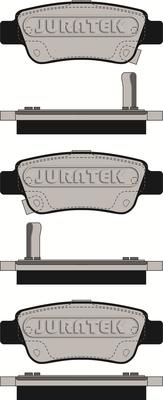 Juratek JCP169 - Тормозные колодки, дисковые, комплект autospares.lv