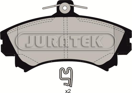 Juratek JCP1093 - Тормозные колодки, дисковые, комплект autospares.lv