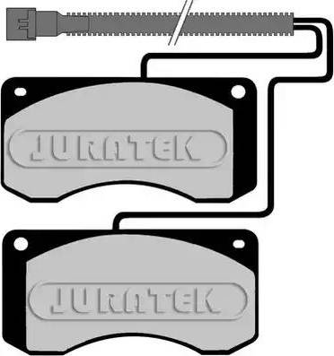 Juratek JCP1046 - Тормозные колодки, дисковые, комплект autospares.lv