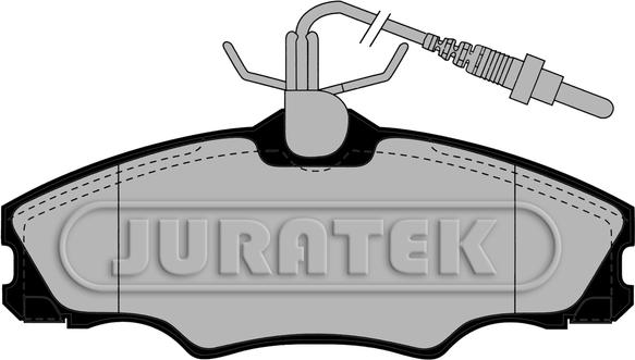 Juratek JCP1062 - Тормозные колодки, дисковые, комплект autospares.lv