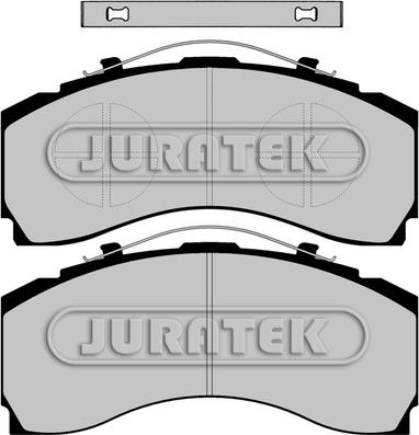 Juratek JCP1004 - Тормозные колодки, дисковые, комплект autospares.lv