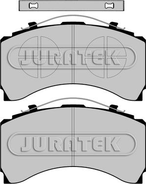 Juratek JCP1005 - Тормозные колодки, дисковые, комплект autospares.lv