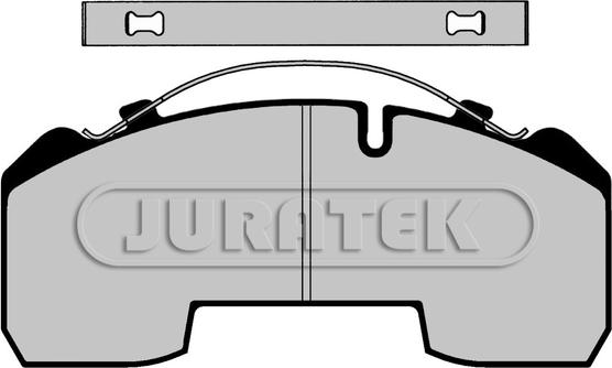 Juratek JCP1001 - Тормозные колодки, дисковые, комплект autospares.lv