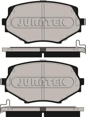 Juratek JCP1011 - Тормозные колодки, дисковые, комплект autospares.lv