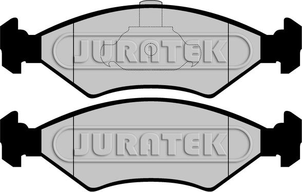 Juratek JCP1081 - Тормозные колодки, дисковые, комплект autospares.lv