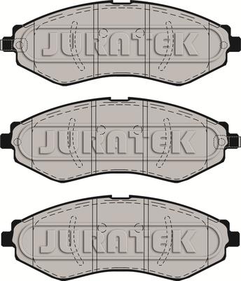 Juratek JCP1116 - Тормозные колодки, дисковые, комплект autospares.lv