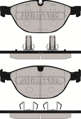 Juratek JCP1883 - Тормозные колодки, дисковые, комплект autospares.lv