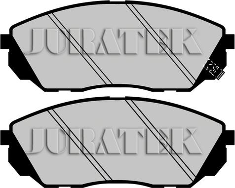 Juratek JCP188 - Тормозные колодки, дисковые, комплект autospares.lv