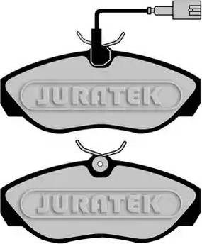 Juratek JCP1397 - Тормозные колодки, дисковые, комплект autospares.lv