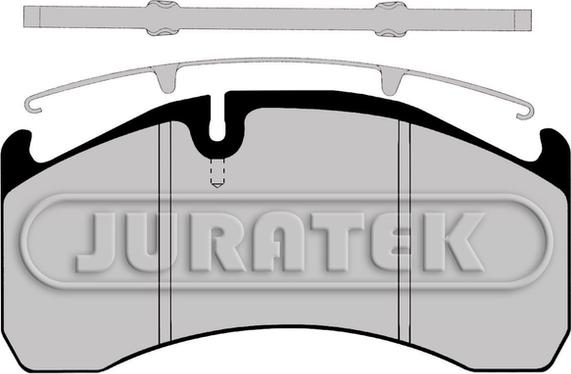 Juratek JCP1387 - Тормозные колодки, дисковые, комплект autospares.lv