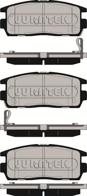 Juratek JCP127 - Тормозные колодки, дисковые, комплект autospares.lv