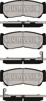 Juratek JCP179 - Тормозные колодки, дисковые, комплект autospares.lv