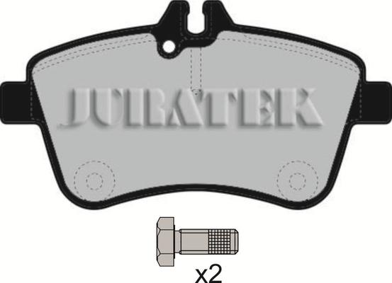 Juratek JCP1750 - Тормозные колодки, дисковые, комплект autospares.lv