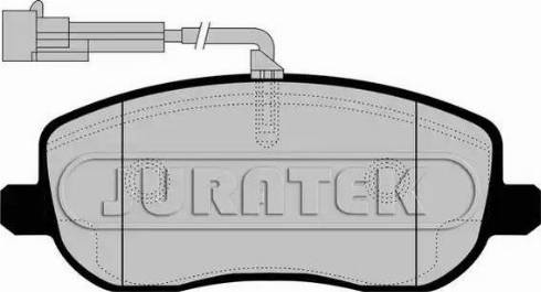 Juratek JCP1787 - Тормозные колодки, дисковые, комплект autospares.lv