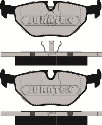 Juratek JCP850 - Тормозные колодки, дисковые, комплект autospares.lv