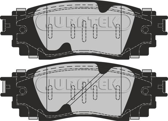 Juratek JCP8528 - Тормозные колодки, дисковые, комплект autospares.lv