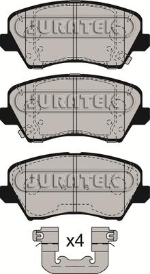 Juratek JCP8614 - Тормозные колодки, дисковые, комплект autospares.lv