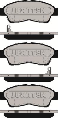 Juratek JCP867 - Тормозные колодки, дисковые, комплект autospares.lv
