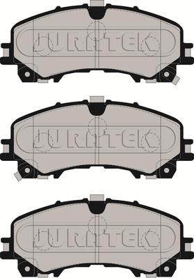 Juratek JCP8095 - Тормозные колодки, дисковые, комплект autospares.lv