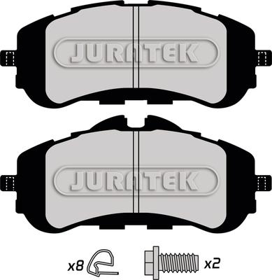 Juratek JCP8097 - Тормозные колодки, дисковые, комплект autospares.lv