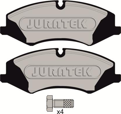 Juratek JCP8045 - Тормозные колодки, дисковые, комплект autospares.lv