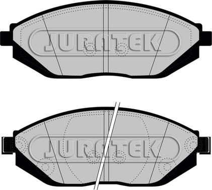 Juratek JCP8046 - Тормозные колодки, дисковые, комплект autospares.lv