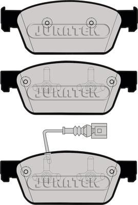 Juratek JCP8043 - Тормозные колодки, дисковые, комплект autospares.lv