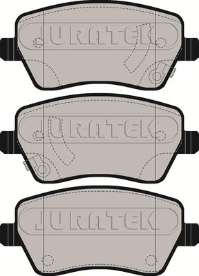 Juratek JCP8056 - Тормозные колодки, дисковые, комплект autospares.lv