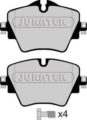 Juratek JCP8052 - Тормозные колодки, дисковые, комплект autospares.lv