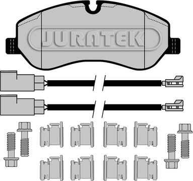 Juratek JCP8039 - Тормозные колодки, дисковые, комплект autospares.lv