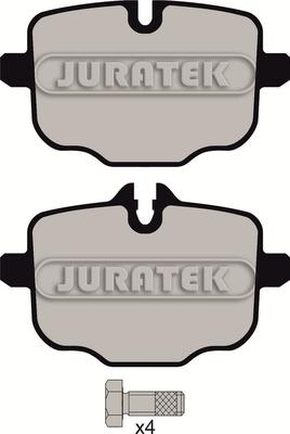 Juratek JCP8029 - Тормозные колодки, дисковые, комплект autospares.lv