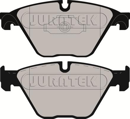 Juratek JCP8025 - Тормозные колодки, дисковые, комплект autospares.lv