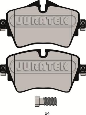 Juratek JCP8074 - Тормозные колодки, дисковые, комплект autospares.lv