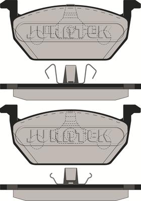 Juratek JCP8191 - Тормозные колодки, дисковые, комплект autospares.lv