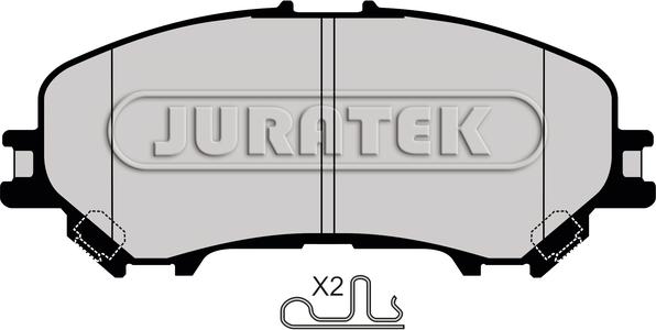 Juratek JCP8146 - Тормозные колодки, дисковые, комплект autospares.lv