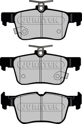 Juratek JCP8155 - Тормозные колодки, дисковые, комплект autospares.lv