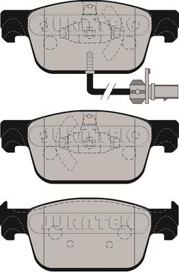 Juratek JCP8161 - Тормозные колодки, дисковые, комплект autospares.lv