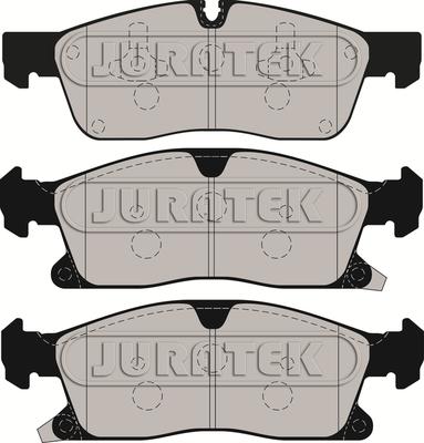 Juratek JCP8117 - Тормозные колодки, дисковые, комплект autospares.lv