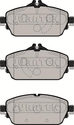 Juratek JCP8139 - Тормозные колодки, дисковые, комплект autospares.lv