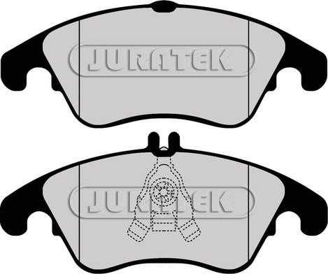 Juratek JCP8136 - Тормозные колодки, дисковые, комплект autospares.lv