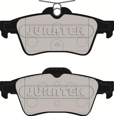 Juratek JCP8246 - Тормозные колодки, дисковые, комплект autospares.lv