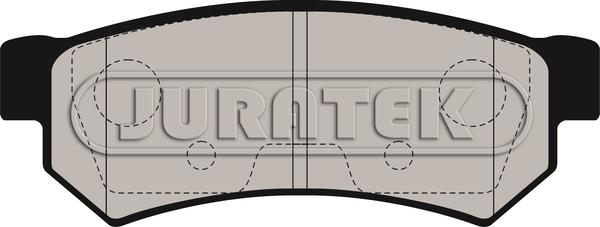 Juratek JCP8254 - Тормозные колодки, дисковые, комплект autospares.lv