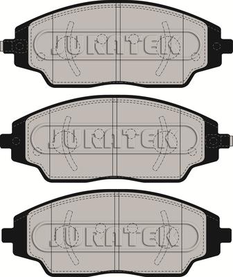 Juratek JCP8253 - Тормозные колодки, дисковые, комплект autospares.lv