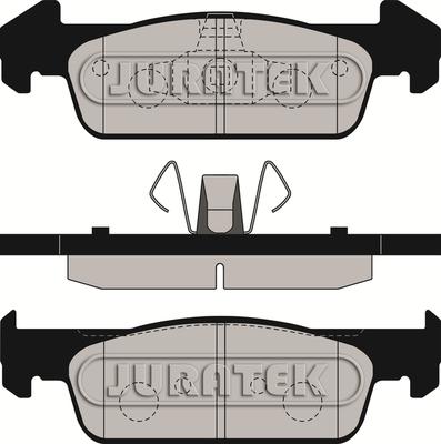 Juratek JCP8214 - Тормозные колодки, дисковые, комплект autospares.lv