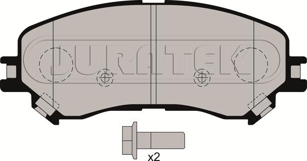 Juratek JCP8216 - Тормозные колодки, дисковые, комплект autospares.lv