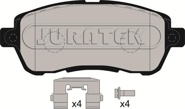 Juratek JCP8211 - Тормозные колодки, дисковые, комплект autospares.lv